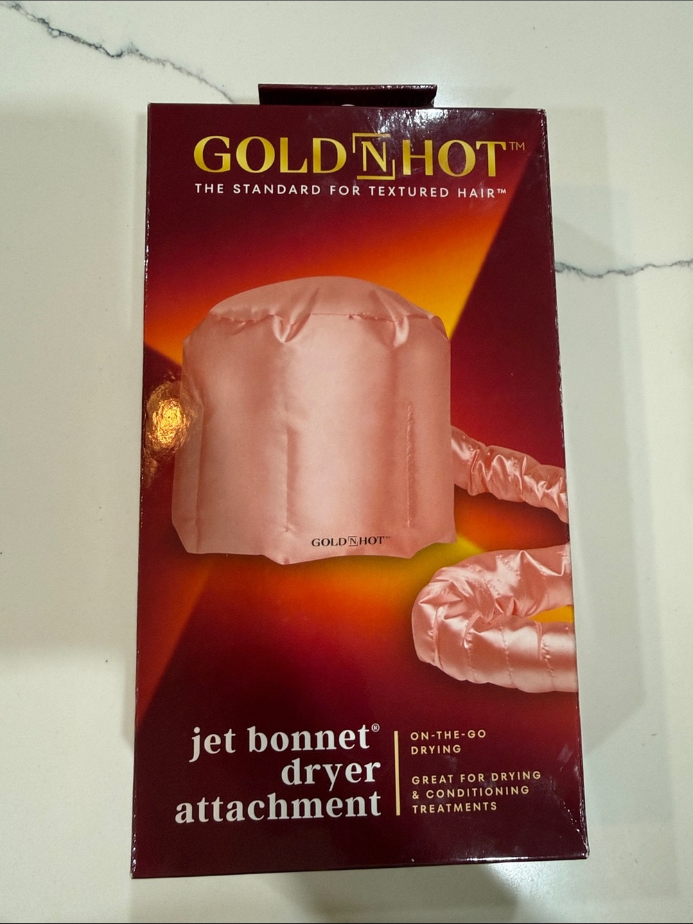 NIB Gold 'N Hot Jet Bonnet Dryer Attachment - Pink